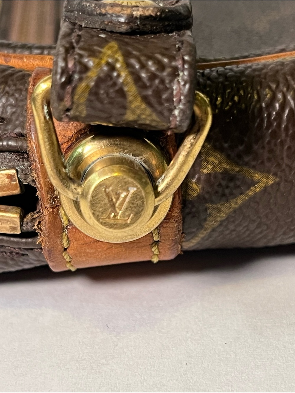 Vintage Auth Louis Vuitton Marly Dragonne GM Monogram Clutch Wristlet 1993 🇫🇷 - Picture 8 of 13